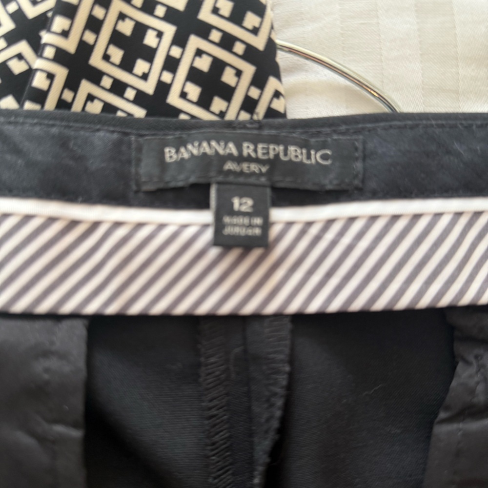 Banana Republic Avery Charcoal Trousers